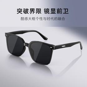 【复古百搭黑色方框墨镜】防紫外线防晒眼镜墨镜 tr90高清太阳镜 国庆出游好物 