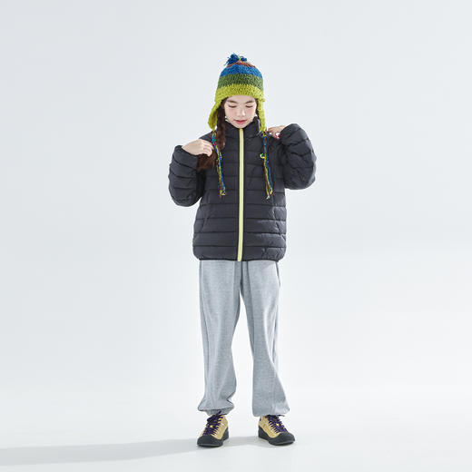 cicochild2025年冬季新款亲子中大童条纹款时尚保暖护耳针织帽 商品图3