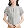 高品质舒适透气上衣女短袖夏薄款气质T恤短款小衫衬衫 商品缩略图4