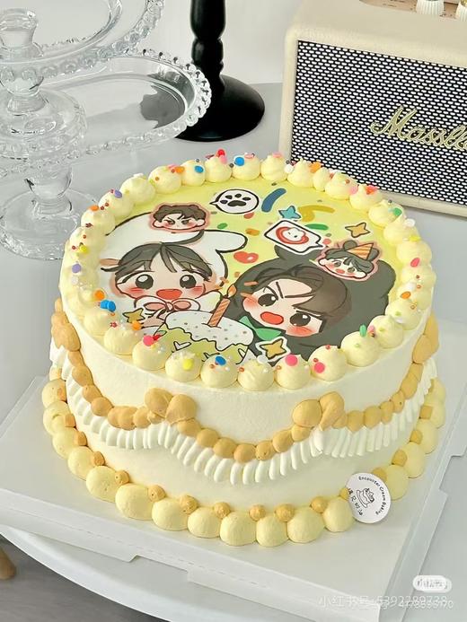 多款~客订图链接~夺金/糯米纸打印卡通蛋糕-低糖处理无添加 商品图3