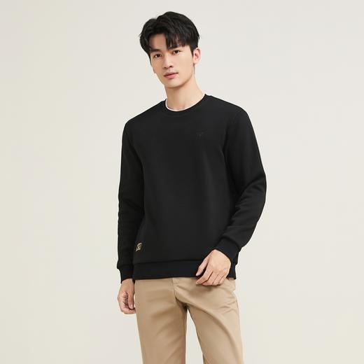 【新疆棉/远红外发热】柒牌卫衣长袖秋冬新款男士加绒保暖男装129W70540 商品图1