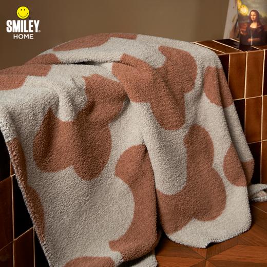 SMILEY 毯子双面绒毯沙发盖毯轻奢毛毯加厚办公室午睡毯 商品图2