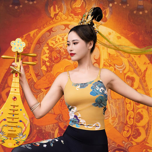 【现货秒发】壁虎瑜伽【梦回敦煌+入画】限量款印花套装 商品图6