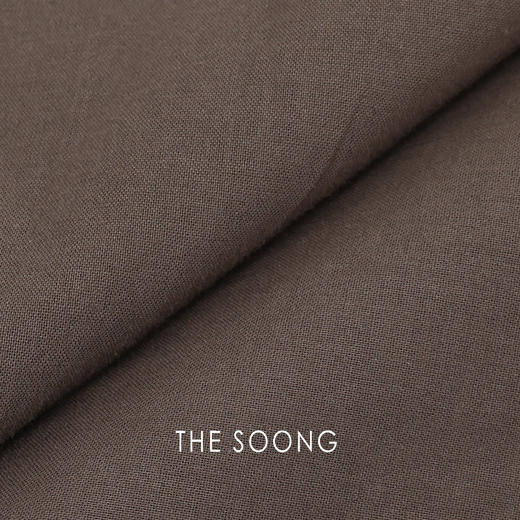 THESOONG|"知性再塑"纯棉府绸酵洗加软双腰头层次感半身裙HLQZ6885 商品图7