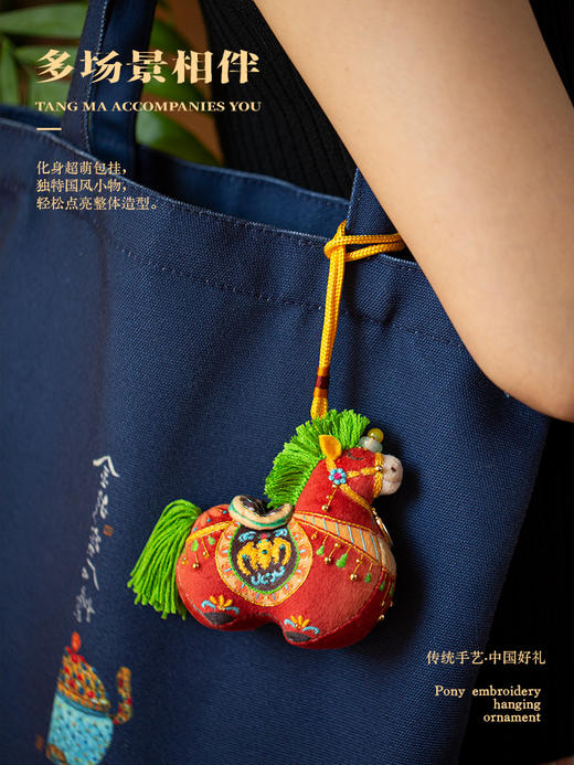 古人都爱的「招财马」小唐马刺绣材料包 商品图3