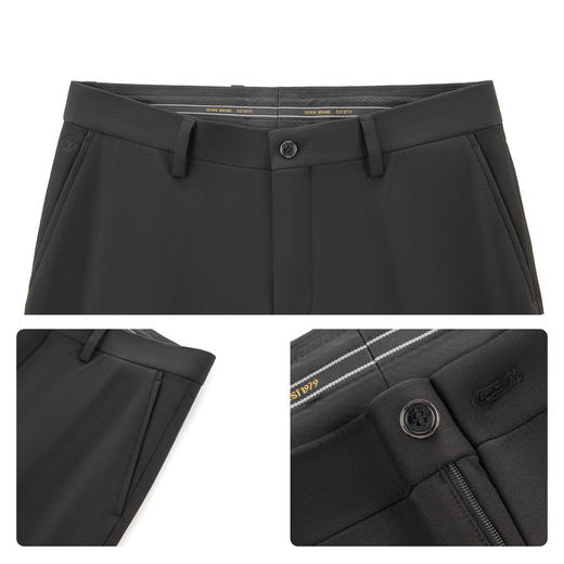 【复合绒】柒牌男装易打理西裤男商务百搭保暖加厚中青年长裤子129H72740 商品图3