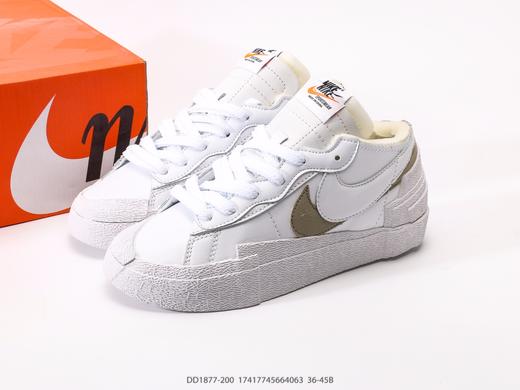 耐克SACAI x Nike Blazer Low解构低帮休闲运动板鞋DD1877-200男女鞋 商品图8