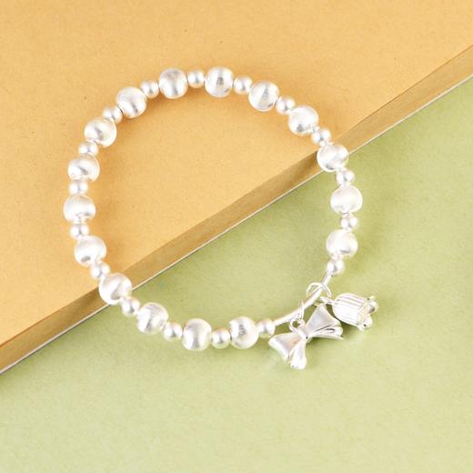 【魅力宣言】足银盘缠手串猫眼珠蝴蝶结手链【SCH-CK40244-4】 商品图1