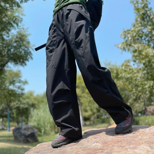 纳趣户外加绒保暖情侣滑雪裤登山徒步冲锋裤全压胶防水10000+宽松工装版 商品图4