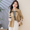 HR ZYF8971英伦风短款风衣外套气质休闲西装上衣 商品缩略图3
