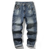 【DQ】大依优型大码男装微锥小脚牛仔裤男宽松加大码弹力复古长裤 商品缩略图4