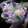 《水瓶座》优雅蓝紫色系花束需要提前一天预定 商品缩略图1