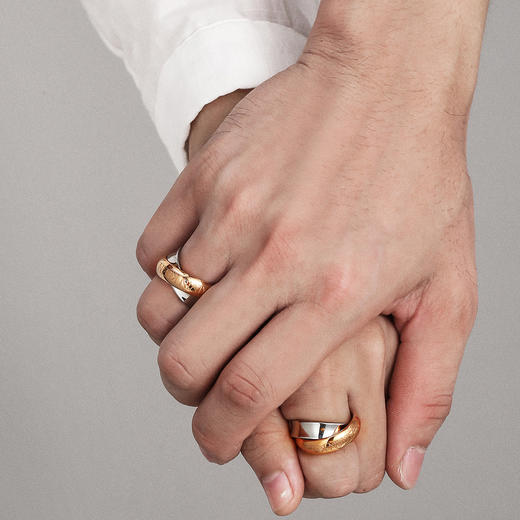 KJDFPR200108 卡尔文克雷恩Calvin Klein (品牌直发)ck戒指女情侣款男女友环环相扣指环时尚轻奢礼物【8号】 商品图2