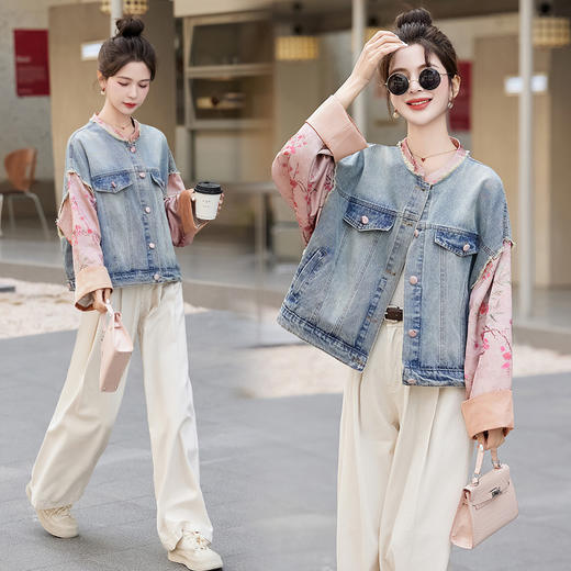 HR MDN8812新中式外套宽松休闲国风唐装上衣 商品图0