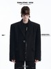 TIWILLTANG启世录“域径衍迹”宽肩高级感绗棉枪驳领休闲西装外套 商品缩略图0