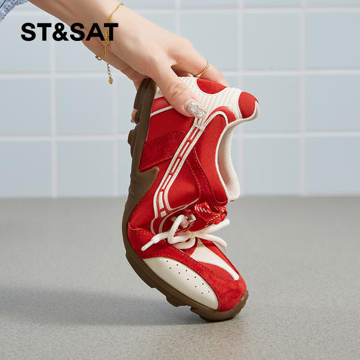 星期六休闲拼色百搭运动阿甘鞋SSD3112T0L 商品图4