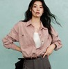 M家同款 一眼沦陷的「美式复古」干枯玫瑰纯棉牛仔外套衬衫 商品缩略图0