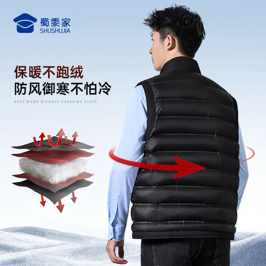 【隐藏款多功能羽绒马甲】防水防污通勤马甲白鸭绒无袖羽绒外套BZ504 商品图4