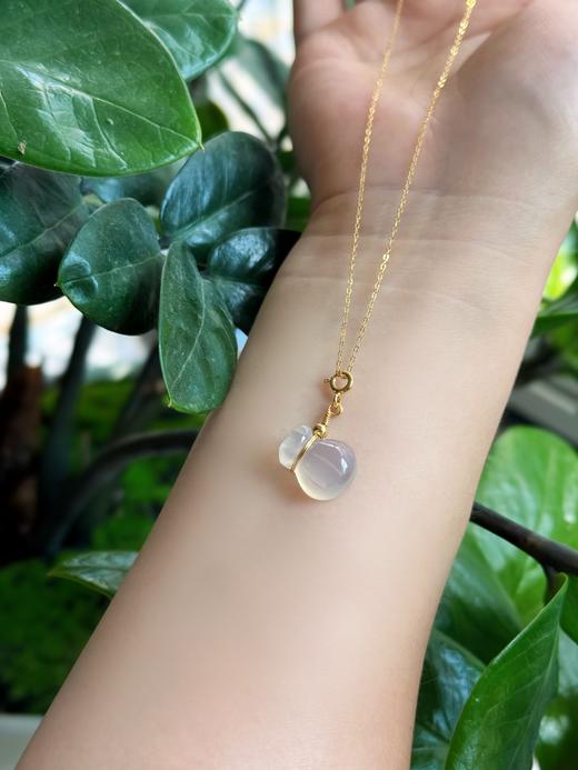 福运满满玉髓银套链 商品图1