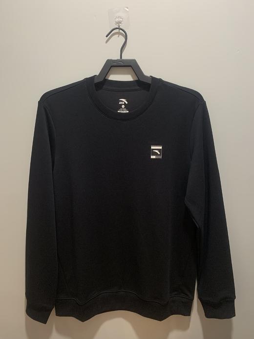 安踏2025秋季新款男圆领长袖T恤套头卫衣舒适圆领打底衫152547707 商品图1