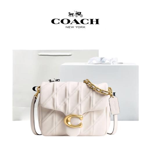 【正品保证】COACH/蔻驰女士TIMES SQUARE绗缝TABBY 20号斜挎包 商品图0
