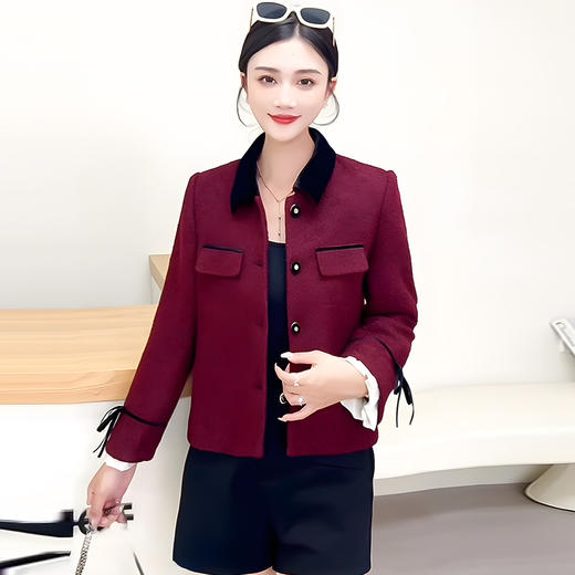 QYM 25YS17-Y宽松时尚开衫休闲上衣 商品图0