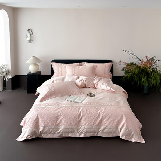 自然醒A类50支全棉刺绣四件套-黛西公主AN 商品图1