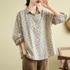 GYH B106-837休闲简约气质显瘦复古碎花衬衫 商品缩略图1