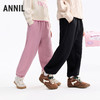 男女童全腰针织夹裤冬季新款安奈儿童装EM546593 商品缩略图0