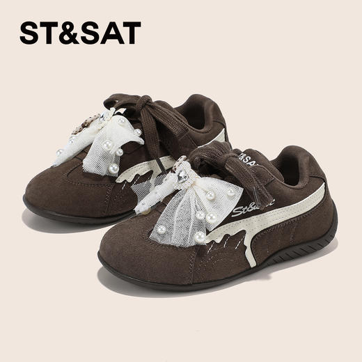 【童鞋】星期六蝴蝶结芭蕾风女童德训鞋SSD3192U31 商品图4