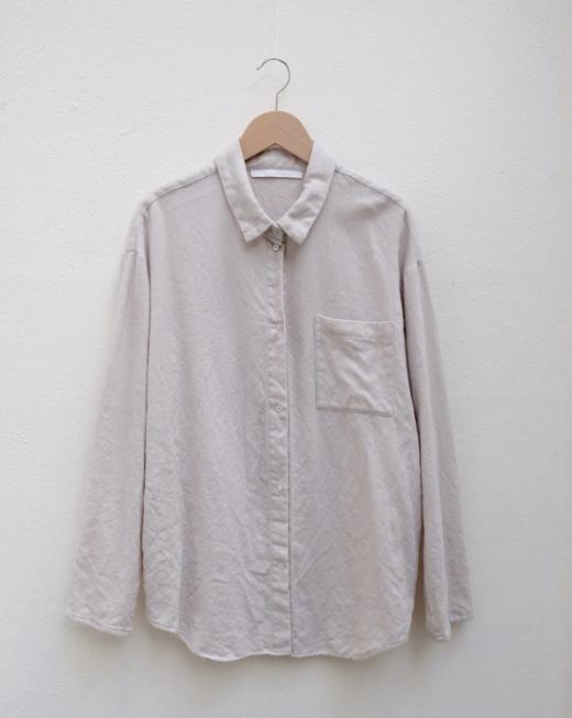 elsa esturgie 2色宽松版型羊毛薄衬衫 商品图11