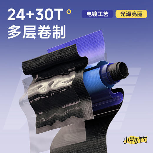 佳钓尼新品电镀小物竿电镀七彩设计颜值满分短小便携带着就能钓 商品图2