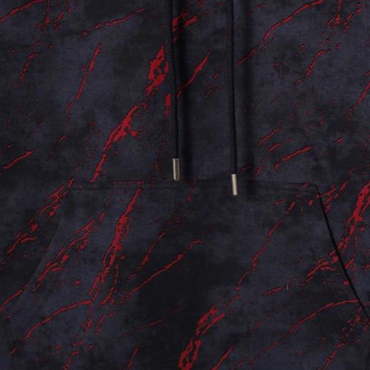 WY1054SDSA男士秋冬新款痞帅男装时尚撞色割破连帽卫衣百搭时尚上衣套头 商品图2