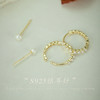 Oflye潮流饰品  小香风珍珠耳环女新款高级感精致耳饰气质轻奢耳扣 商品缩略图3