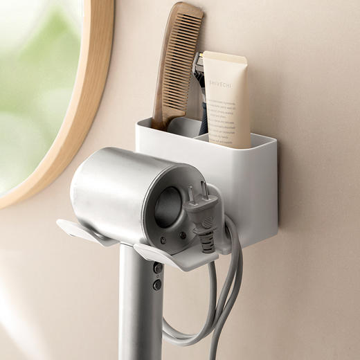 懒角落壁挂吹风机置物架 商品图0