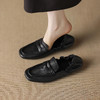 【预售5天】软皮方头单鞋女平跟鞋秋冬新款低帮乐福单鞋女小皮鞋XDDFG&D-3328F 商品缩略图4