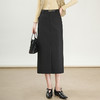 QYM 95838-Y西装半身裙高腰包臀裙气质开衩一步裙 商品缩略图0