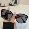 【新款时尚猫眼墨镜】女款高级感偏光太阳镜 显脸小防晒防紫外线潮 国庆五一出游 商品缩略图0