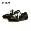 星期六复古系带绒面休闲德训鞋SSD3112T1B 商品缩略图7