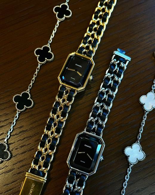 经典香奶奶方糖原装机芯纯皮表链石英手表 商品图2