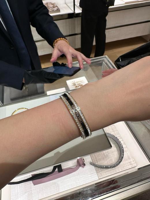 迪奥 双排方钻珐琅字母手镯（XK） 商品图5