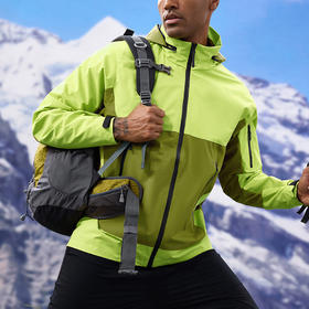 跃牌【欲动春风】男装系列 男女多功能户外运动冲锋衣外套连帽防风防水登山服骑行徒步上衣D16007