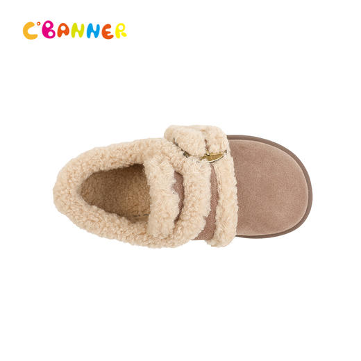 千百度冬季雪地靴圆润宽敞鞋头童鞋A25685077 商品图2