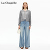 会员福利【苎麻+棉】拉夏贝尔/La Chapelle圆领双头拉链长袖衬衫女宽松休闲薄款时尚设计感通勤衬衣 商品缩略图2