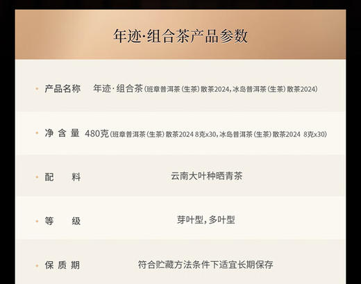 年迹·组合茶 商品图3