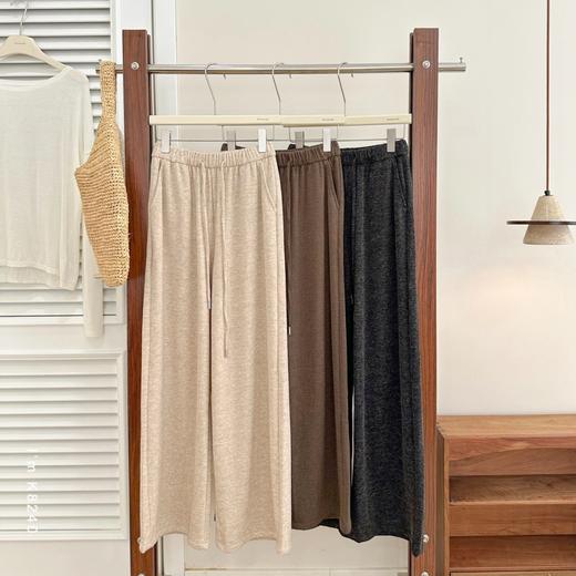 老米优品🎈预售15天发！ 《软糯限定 . 糯米羊绒感阔腿裤》小直筒阔腿，显瘦不臃肿，炒鸡舒服的一条！！K250903A 商品图0