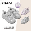 【童鞋】星期六蝴蝶结包头防撞软底女童运动鞋SSD3192U3D 商品缩略图0
