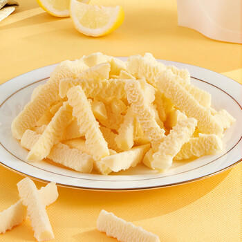 雪原酸奶味奶酥250g 奶酪棒奶条棒 内蒙古特产休闲儿童零食 /休闲食品 /奶制品零食 /奶疙瘩 商品图0