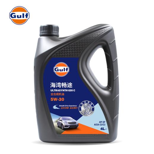 Gulf海湾畅途 5W-30 全合成机油 4L发动机润滑油自在畅行API SP 商品图6