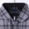 WY1048SDSA男士秋冬新款痞帅男装复古格子连帽卫衣宽松休闲百搭套头上衣 商品缩略图2